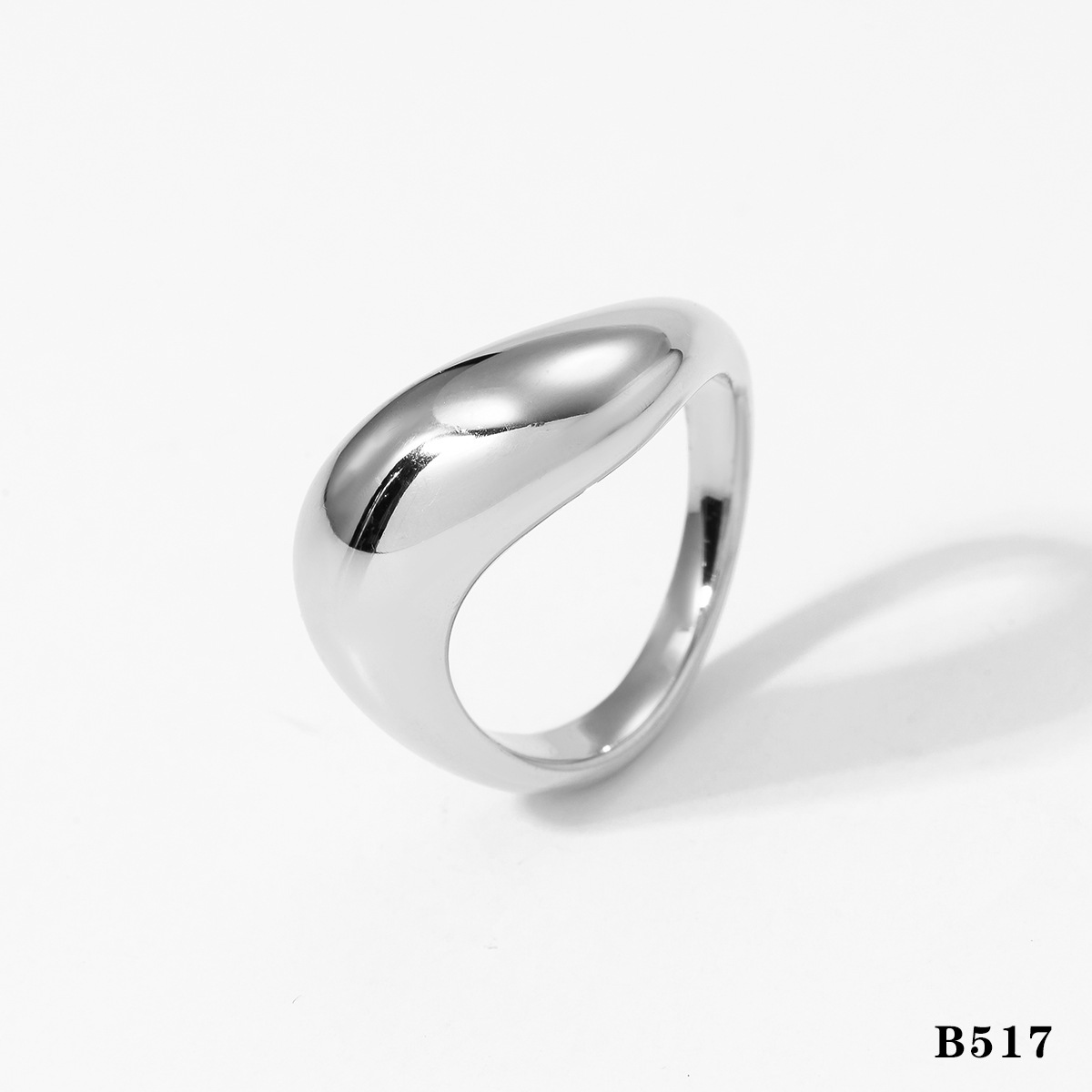 Silver ring b517 US Size #6