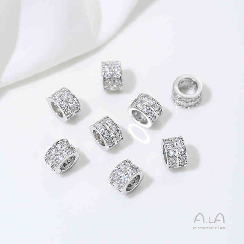 7:7# white K 8x 5mm hole 5mm