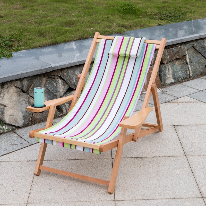 With handrails Beech color cloth