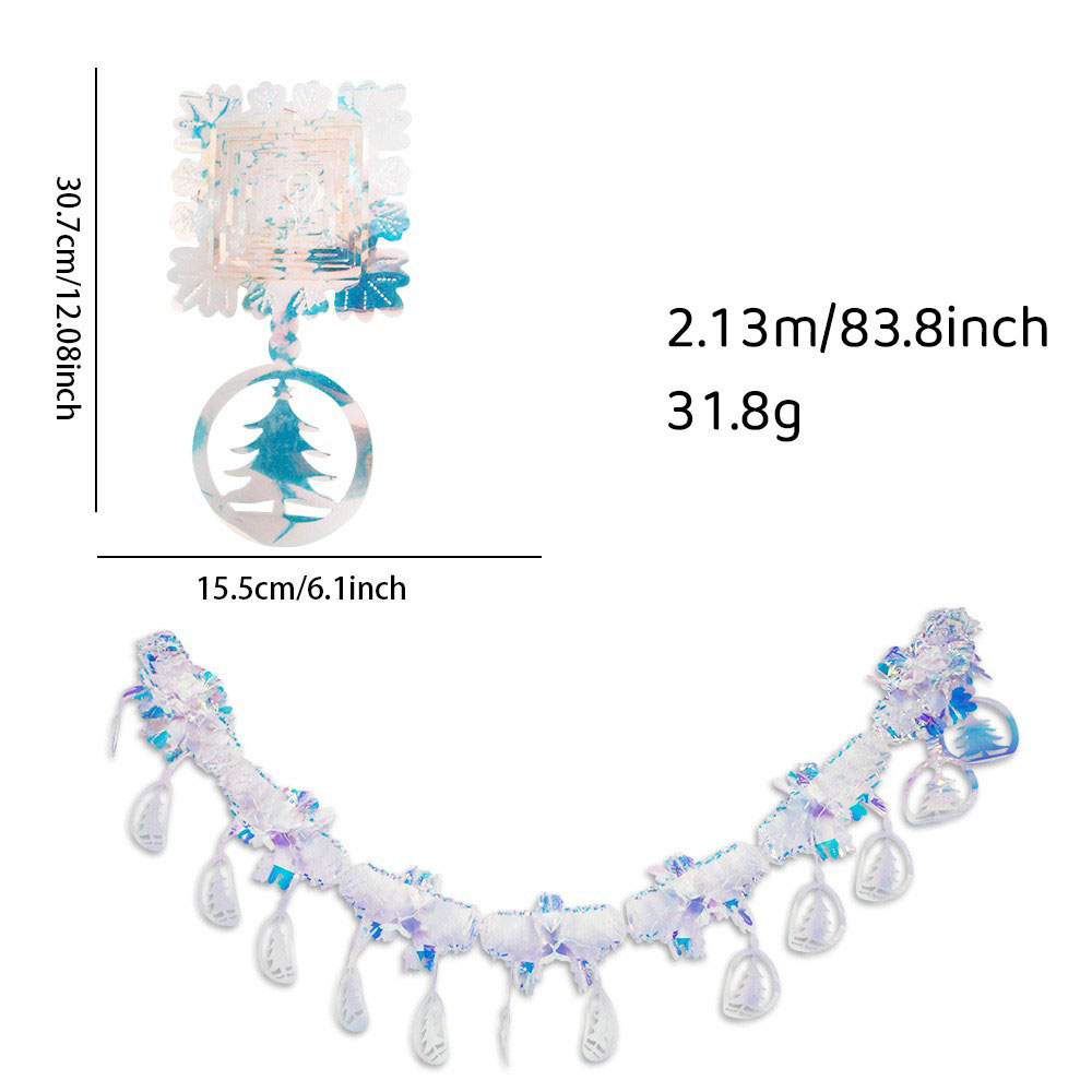 Christmas tree pendant honeycomb latte art