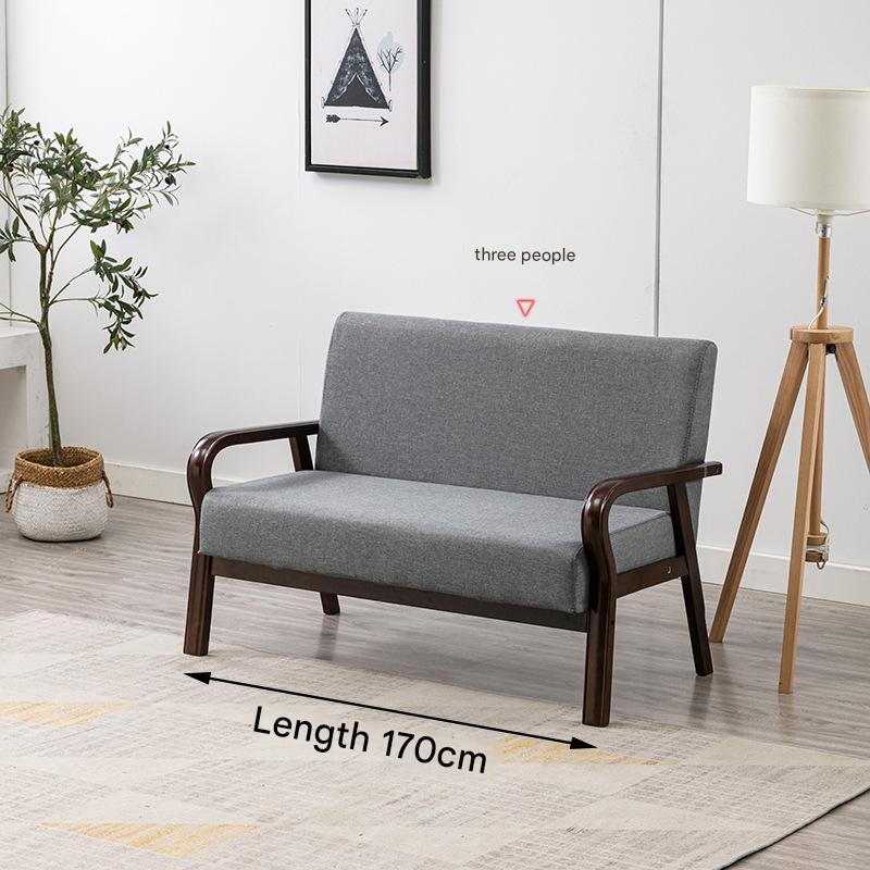 light gray walnut linen trio