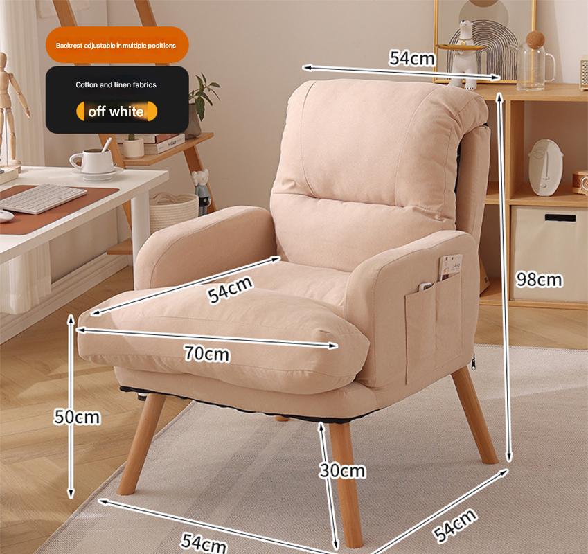 Off-white cotton and linen high