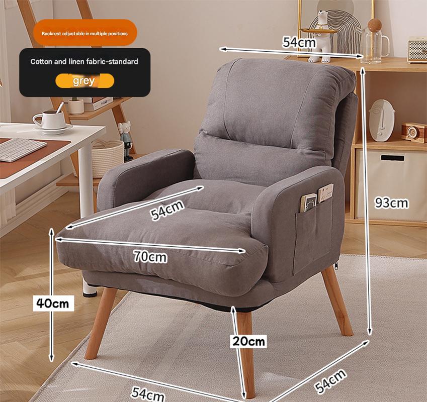 Gray cotton linen standard