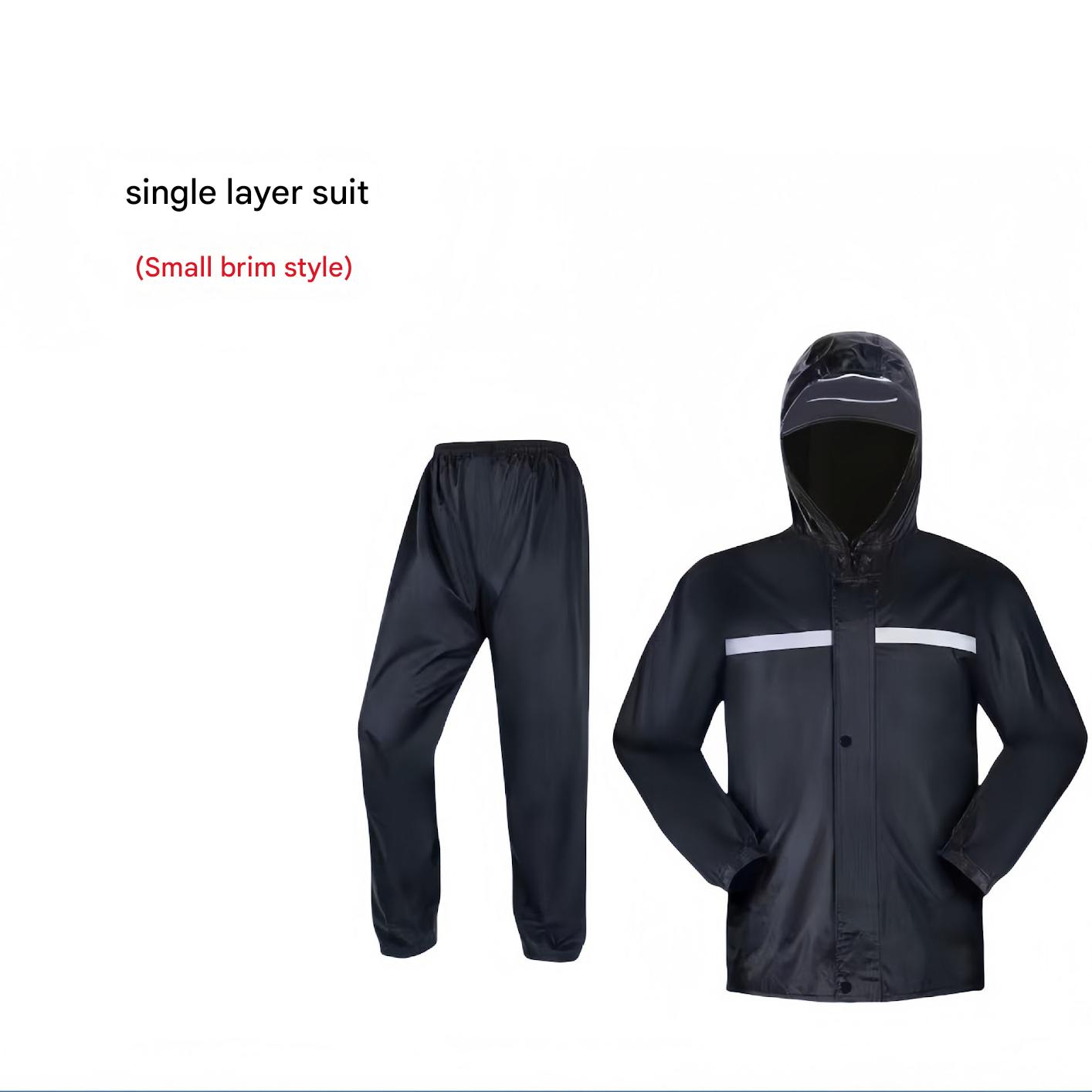 Single-layer [single brim] thin/suit