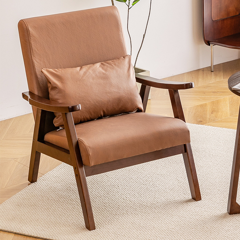 Orange brown PU walnut