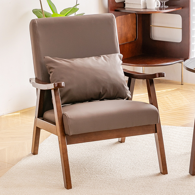 Brown Cat Scratching Leather Walnut