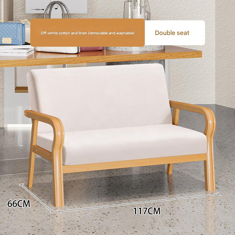creamy-white log linen double