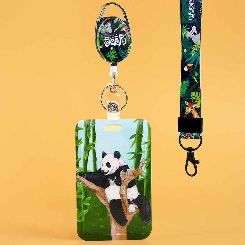 1:Panda Zoo (retractable buckle with lanyard)