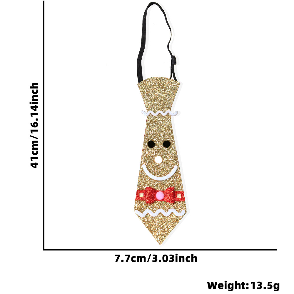 Bow tie gingerbread man style