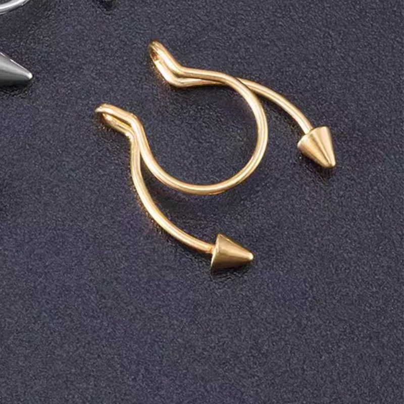 Gold 0.8*8mm /3mm cone