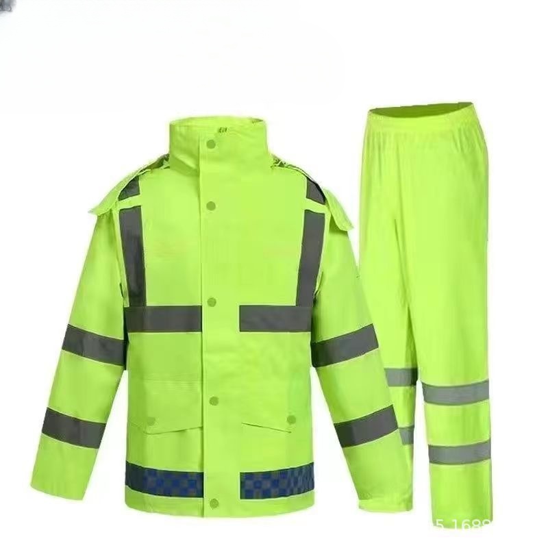 Double-layer-300D duty suit [fluorescent green] upgrade