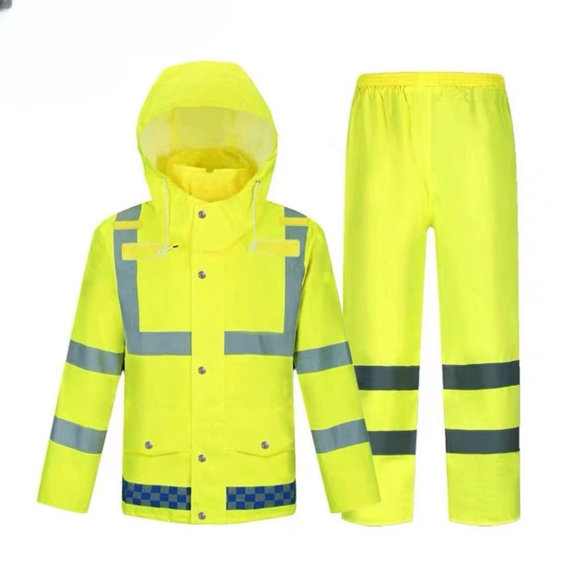Double-layer-300D duty suit [fluorescent yellow] upgrade