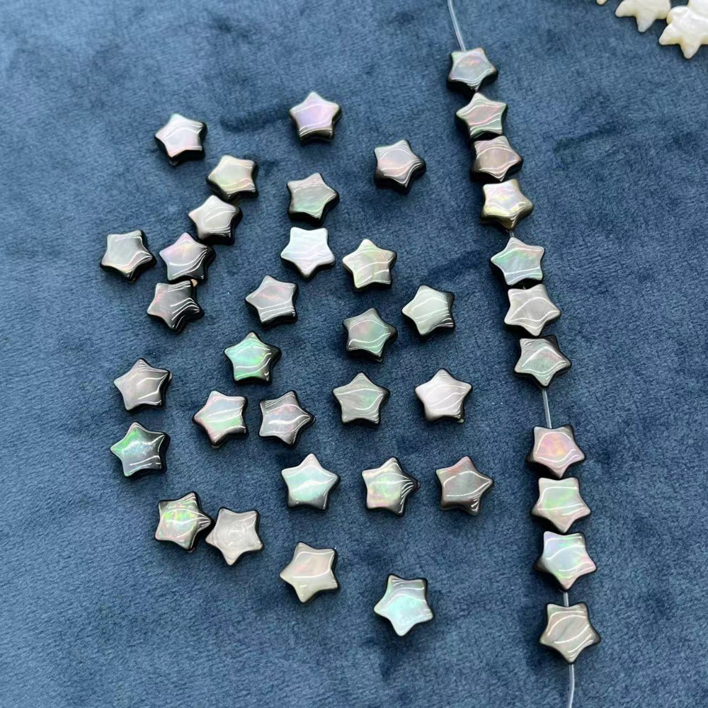 8mm five-pointed star black shell