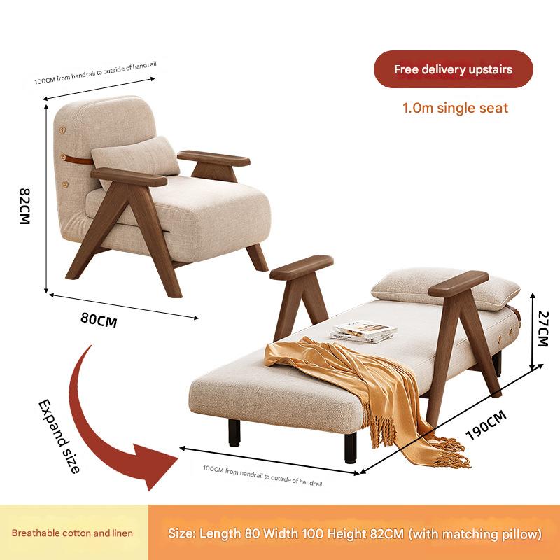 100CM-breathable cotton-walnut color