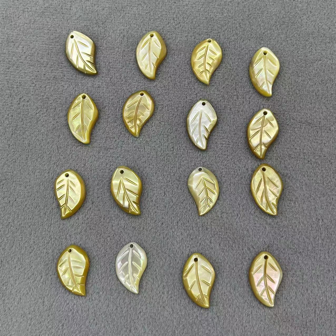 Yellow shell leaves 10*16MM
