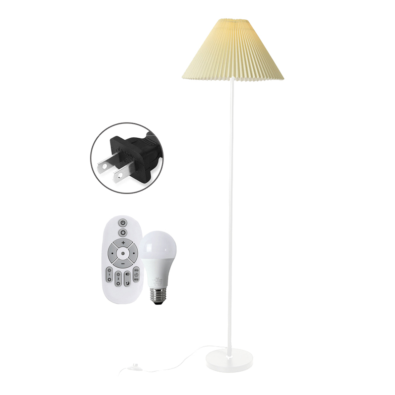 White pole -12 W remote control endless dimming