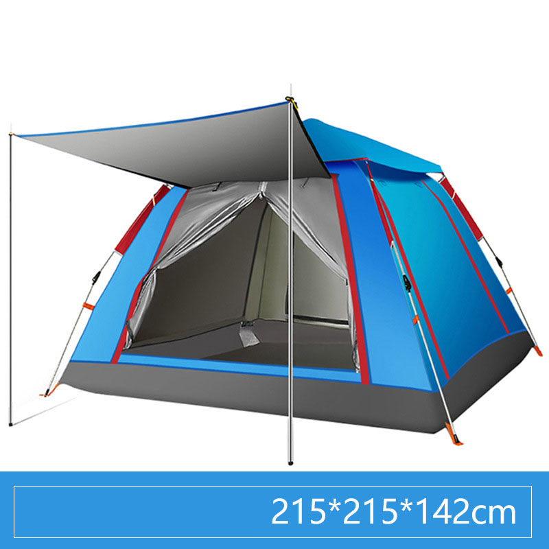 3-4 people fully automatic silver glue blue and green [0023]