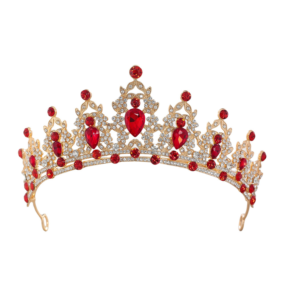 3:Gold background red