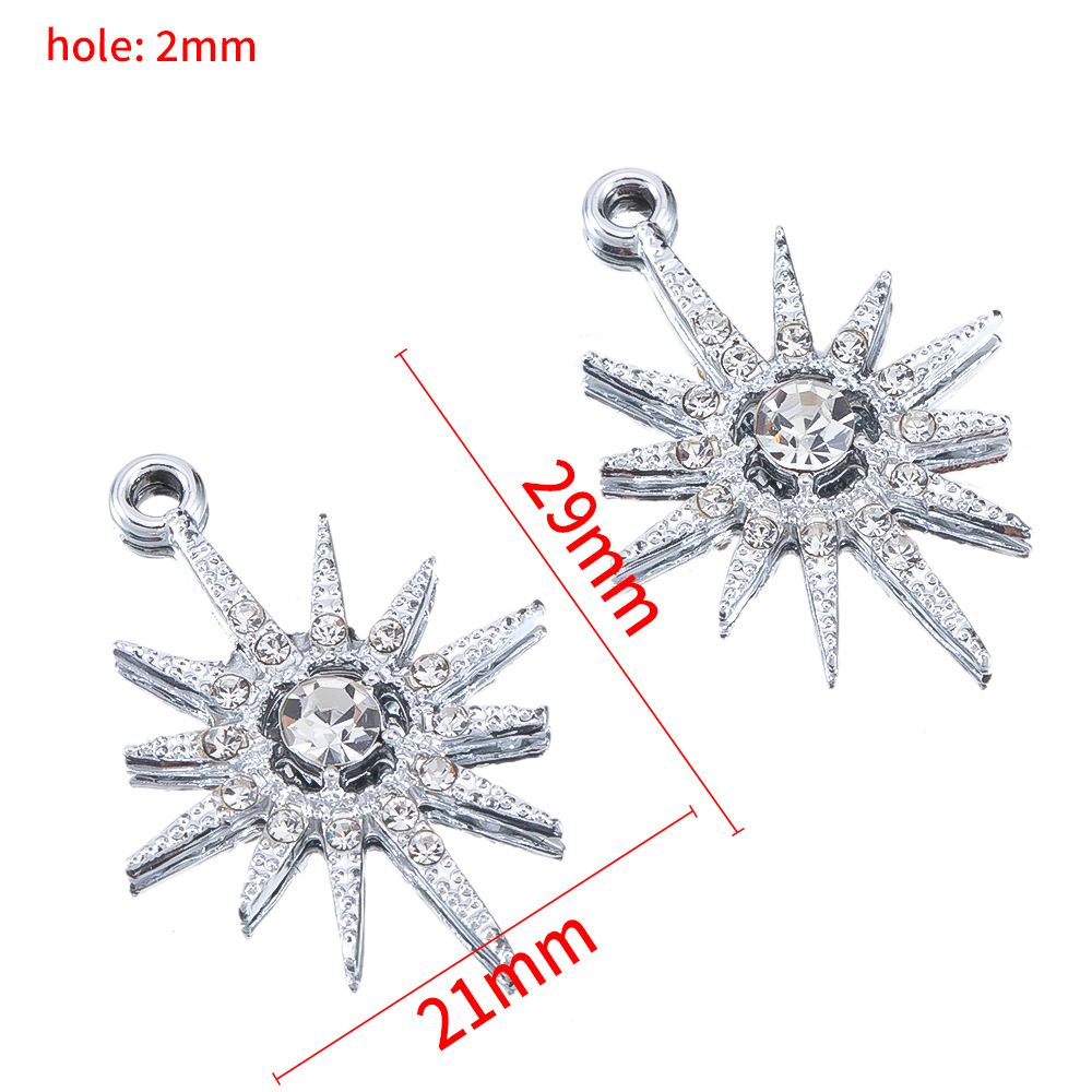 3:Sunflower pendant-white k