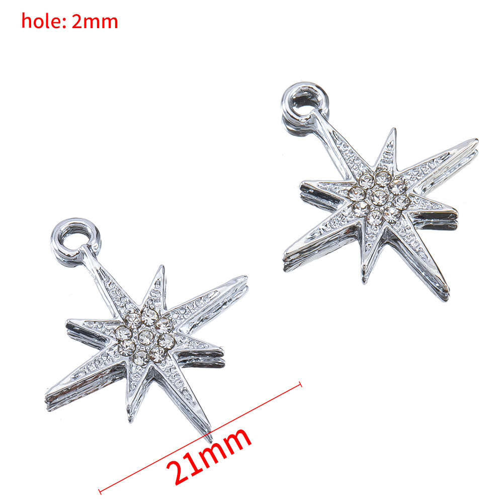 5:Six-pointed star pendant-white k