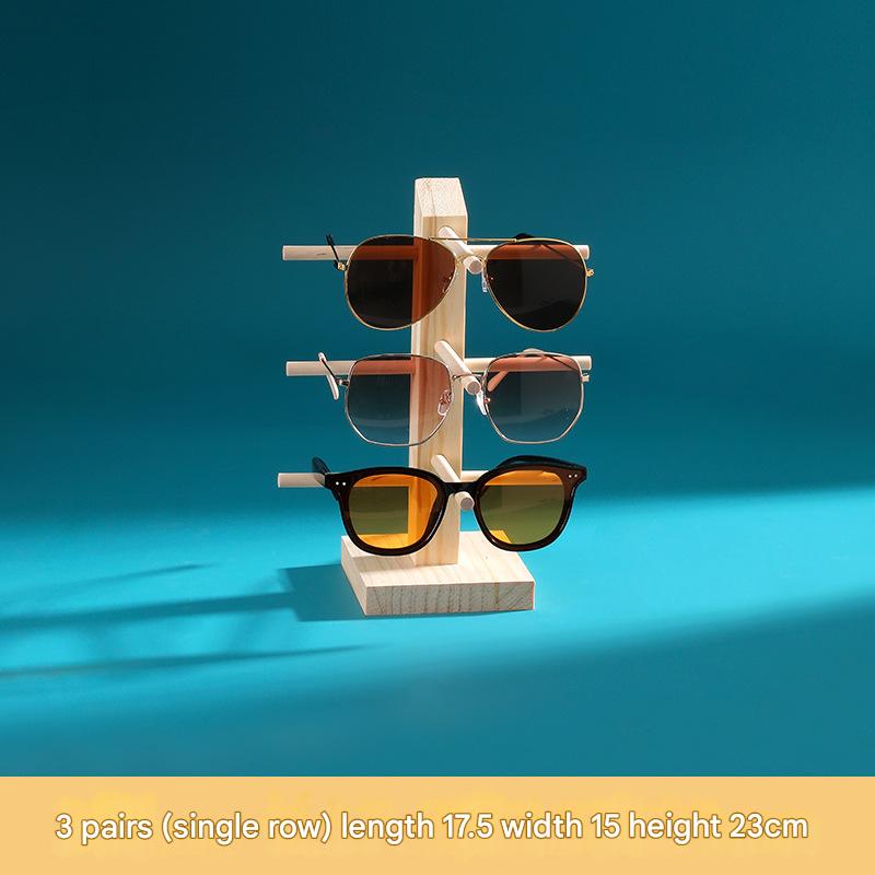 3:Single row [3] Solid Wood glasses frame