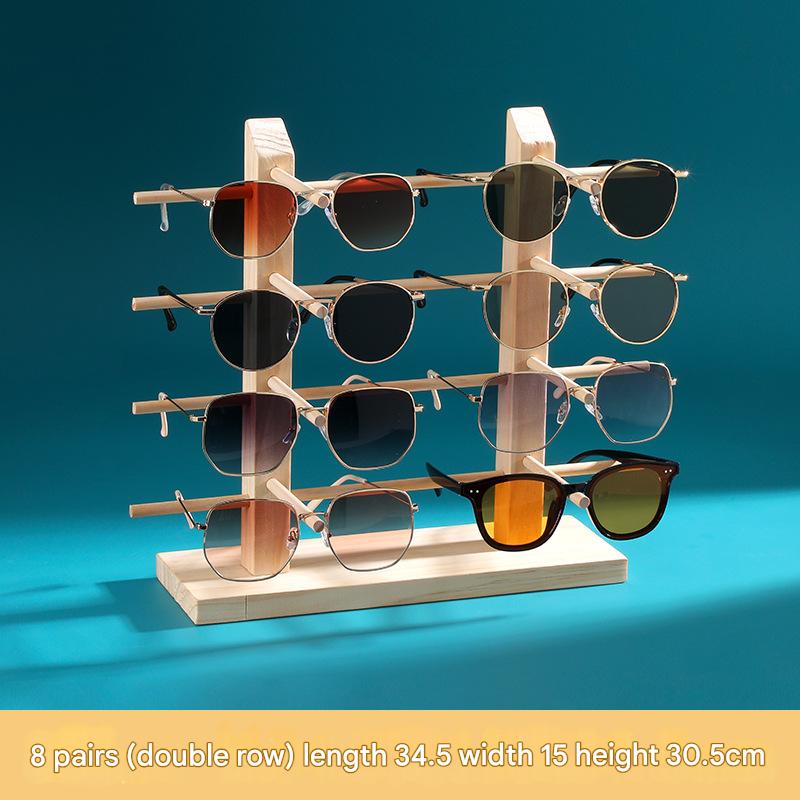 8:Double row [8] Solid Wood glasses frame