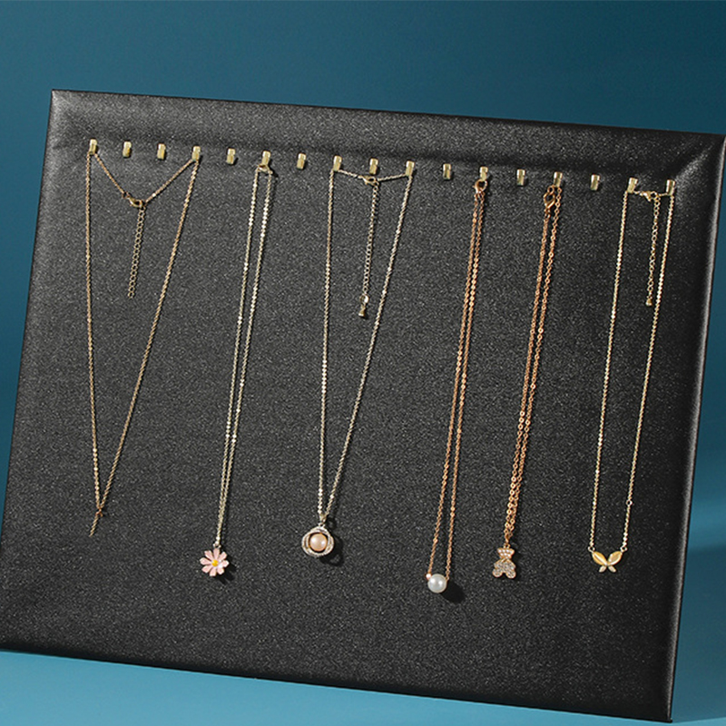 2:[Single Row 17 Hook] Black PU