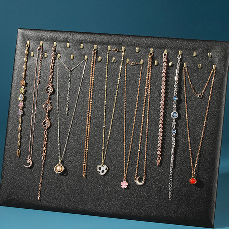 5:[Double Row 28 Hook] Black PU