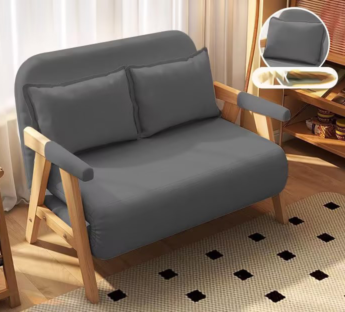 Double [120cm wide] dark gray