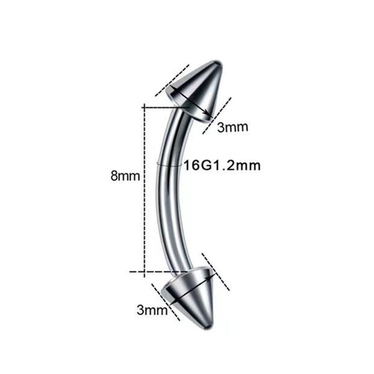 original color 1.2*8*3mm