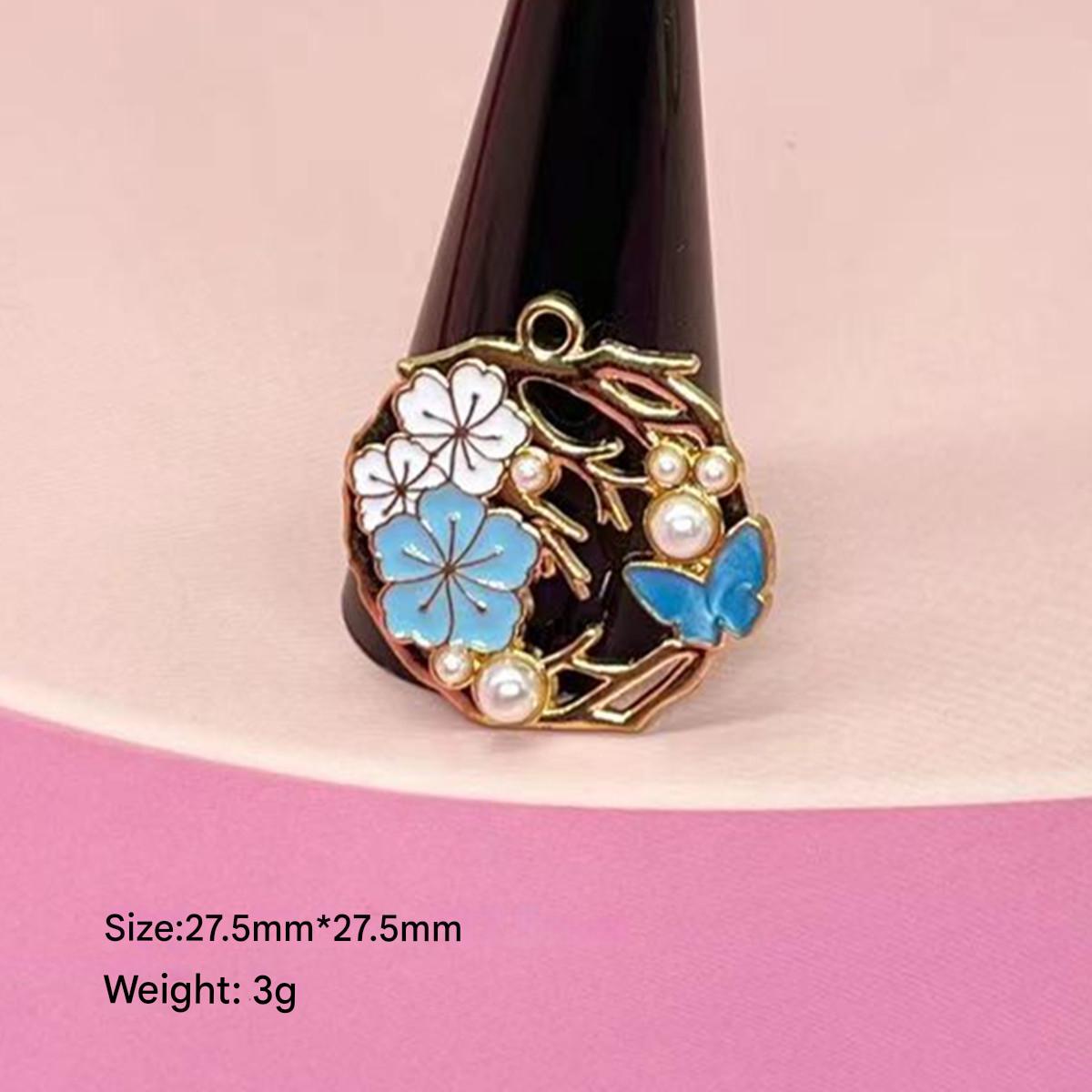 #6 cherry blossoms (blue)