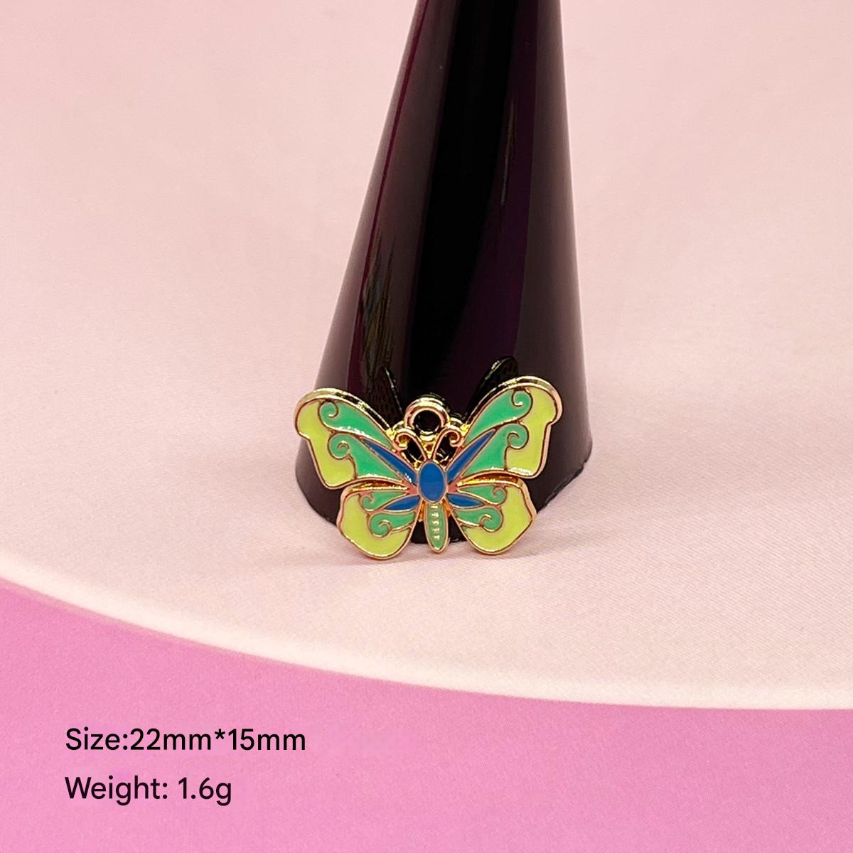 #9 green butterflies (color)