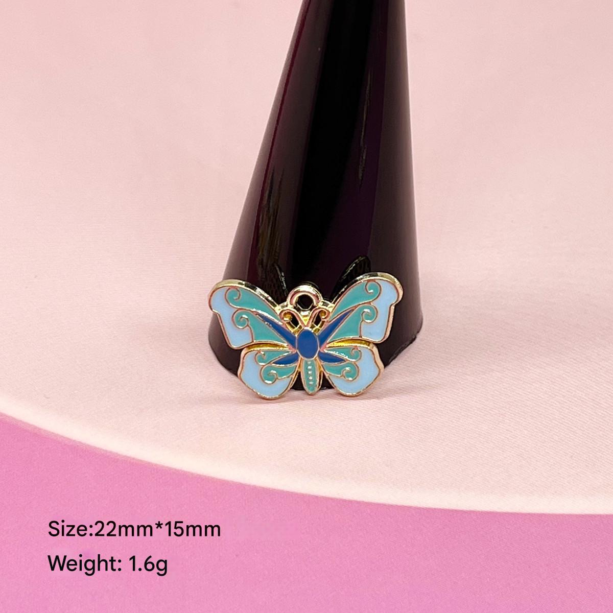 8:#8 blue butterflies (color)