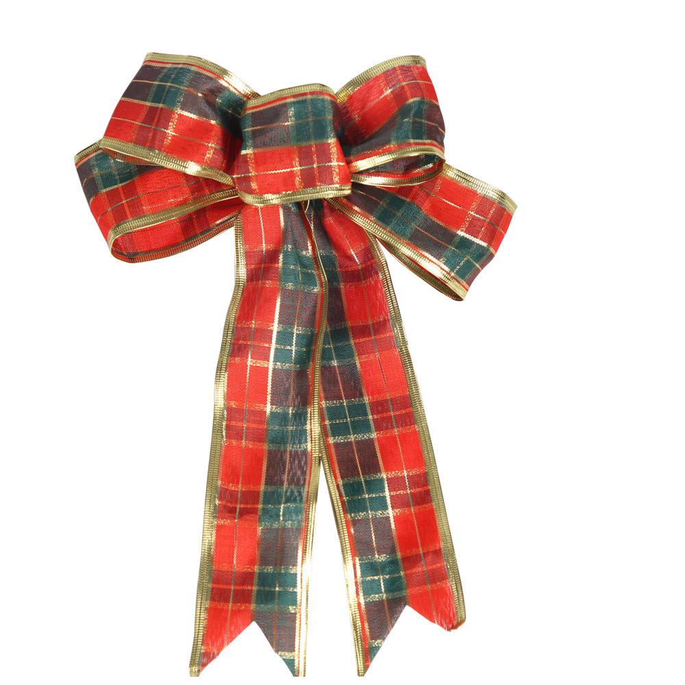 Christmas Striped Bow