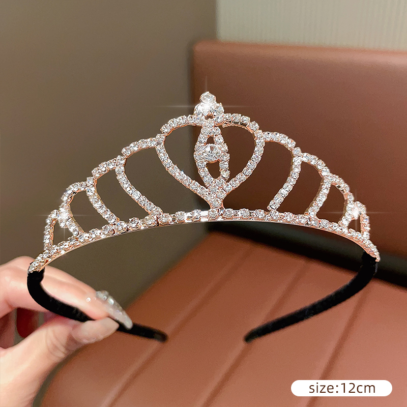 12# double heart [velvet hair hoop]]