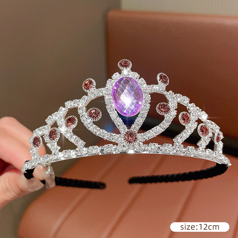 14:14# purple crystal hairband