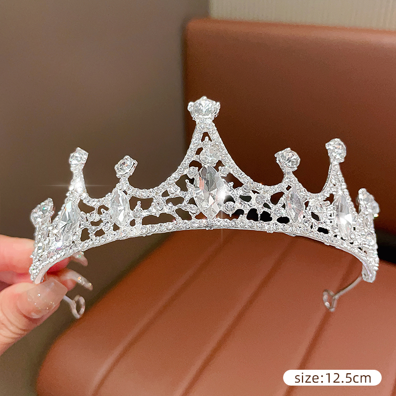 23:23# Rhinestone Crown Hair Hoop