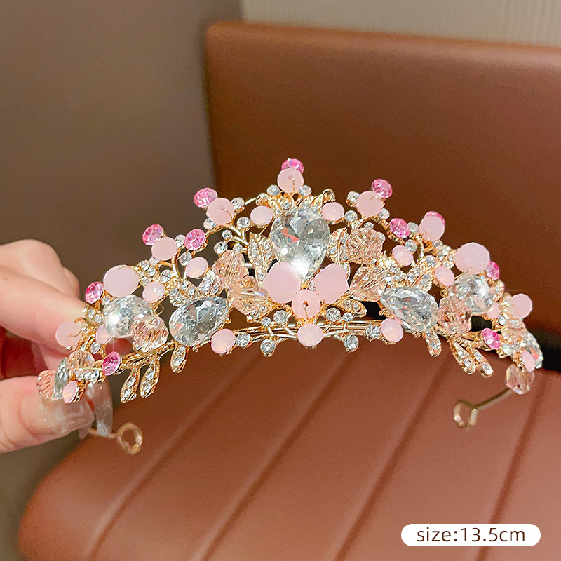 29:29# pink bead crown
