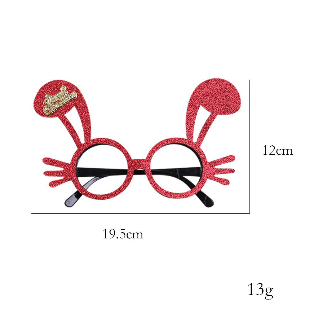 Rabbit Ears Glasses Red