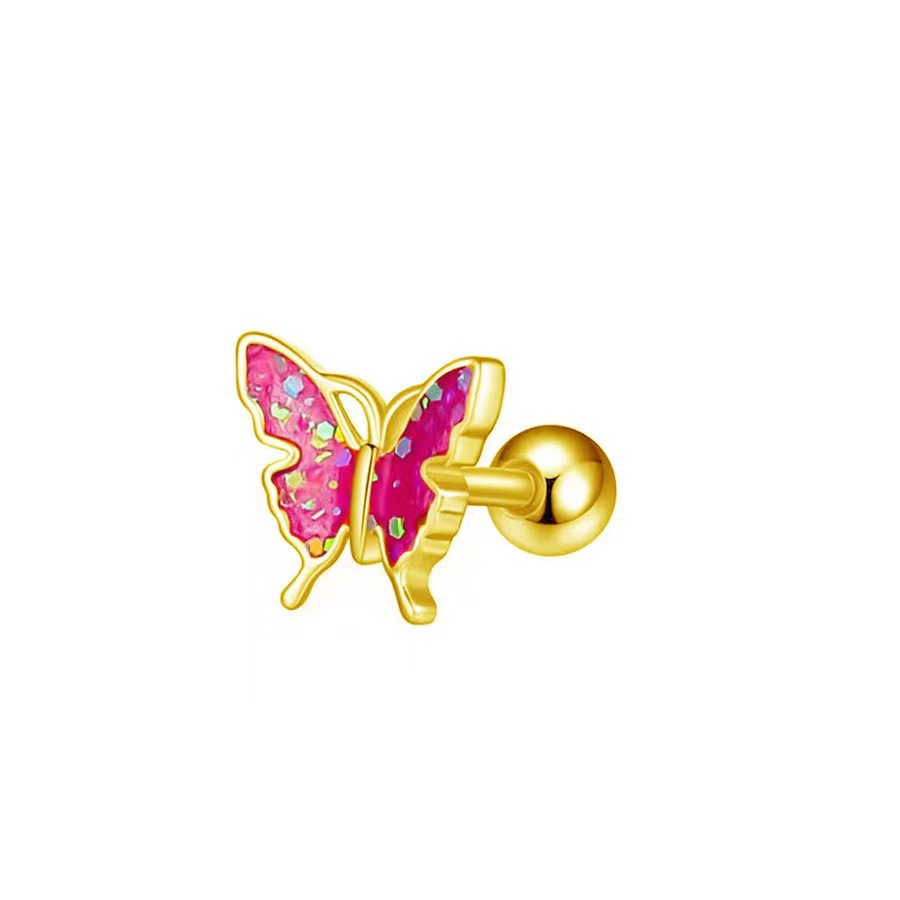 5:Golden-Pink Butterfly