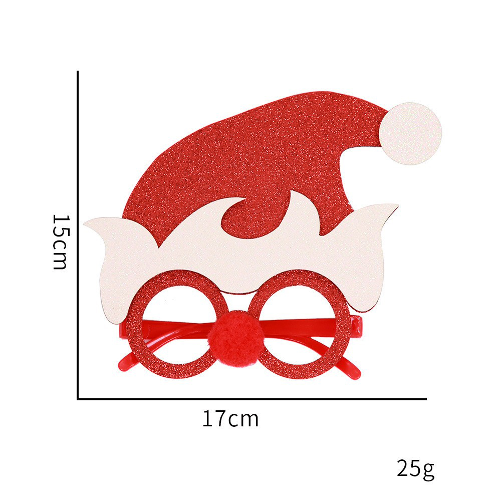 Elf red glasses