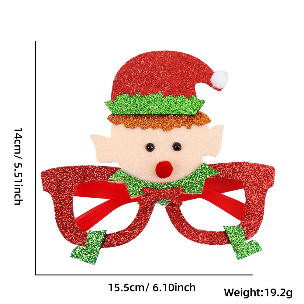 Santa Claus red glasses
