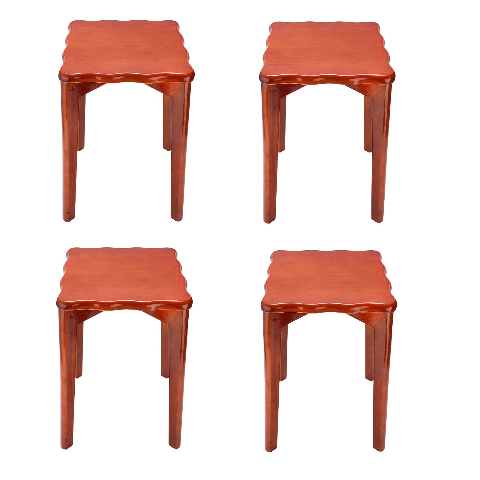 Plum blossom stool sea hall color 4PCs/Lot