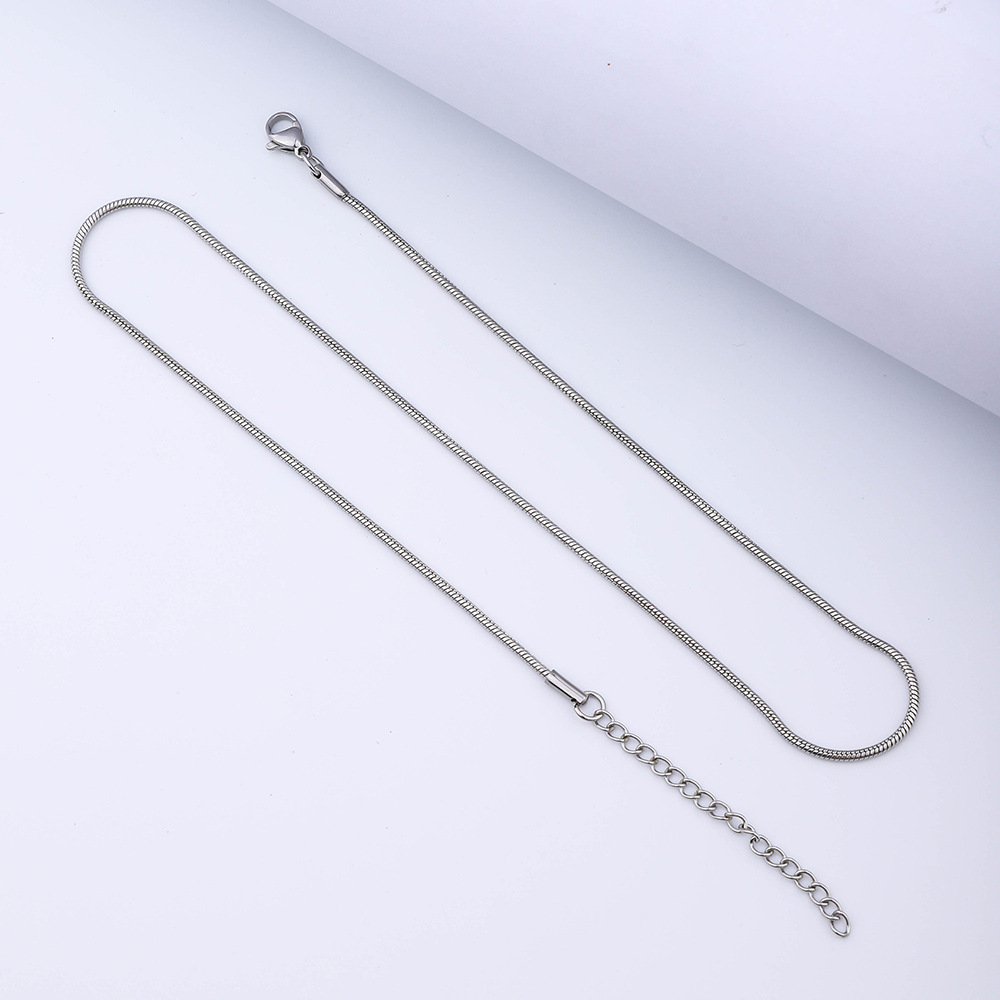 2.0mm thick 40CM with 5cm extender chain