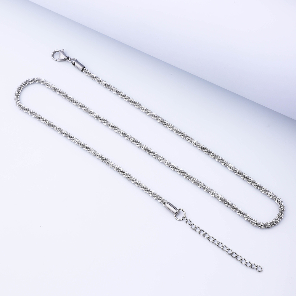 1:Steel color 2.4mm wide