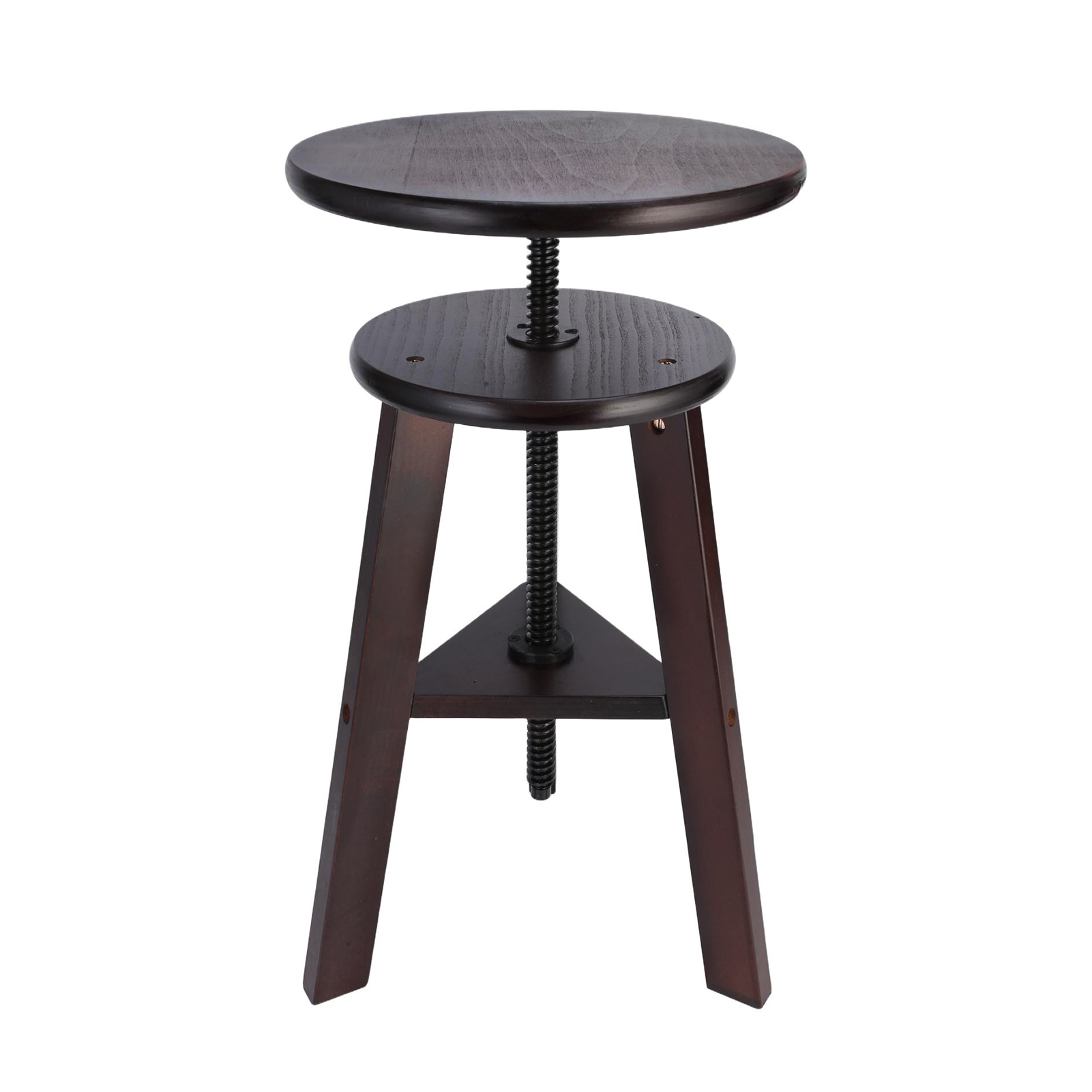 Round face stool [black walnut]]