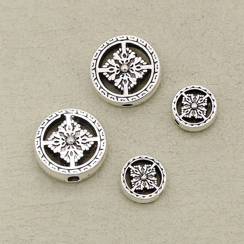 Ancient silver 18x5mm hole 2.5mm