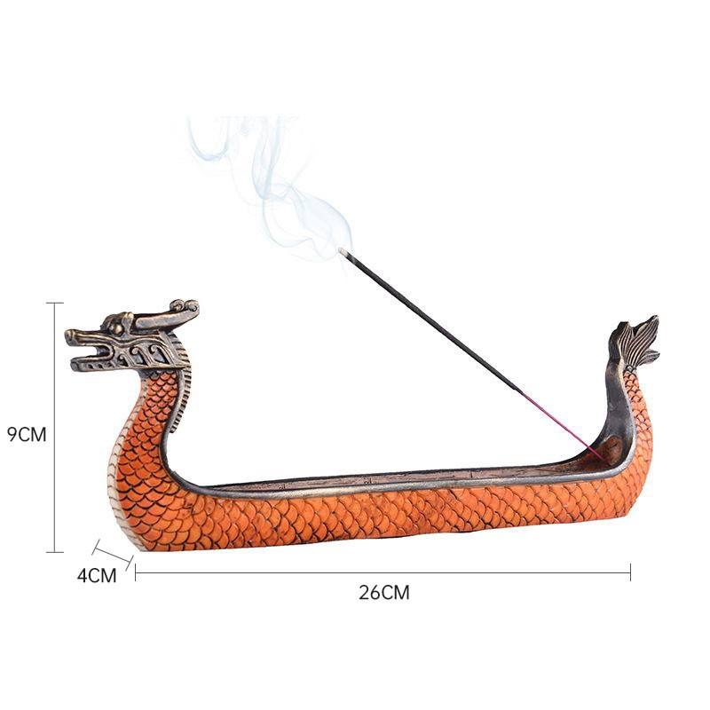 Retro yellow dragon boat