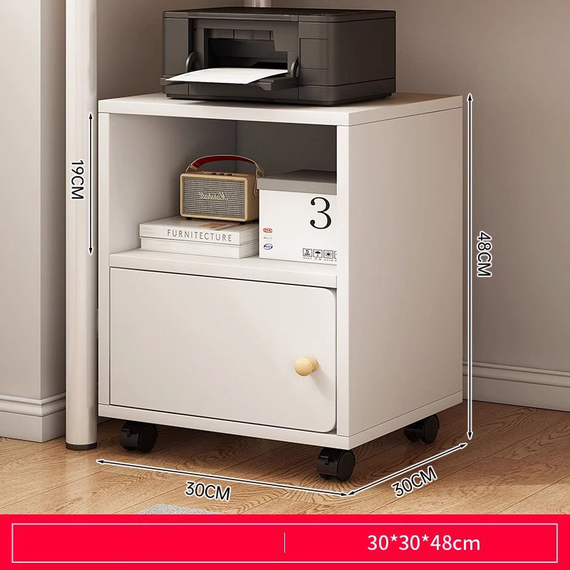 (warm white) Double-layer one door with pulley 30*30*48cm