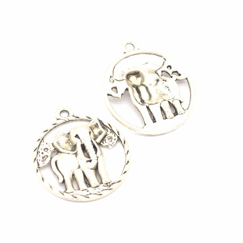 2 antique silver color